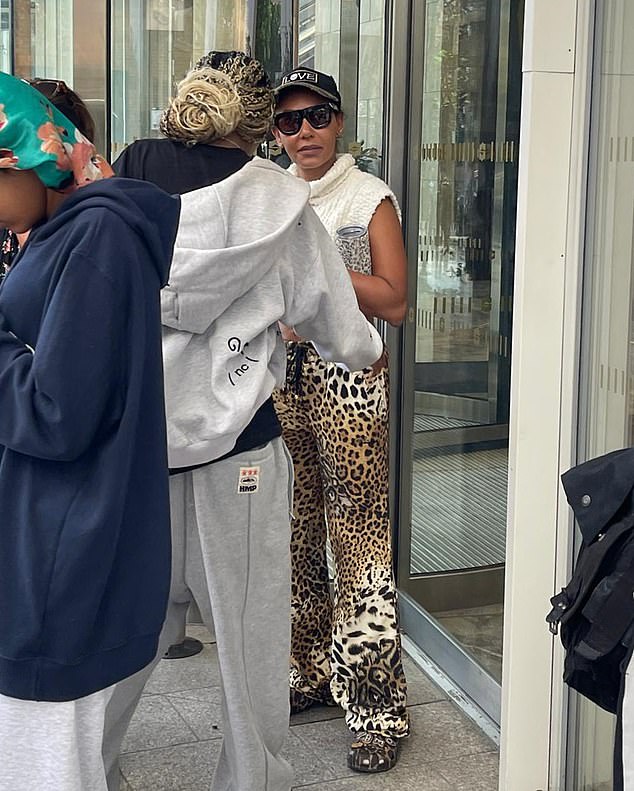 Mel B, 50, was spotted outside her luxury London hotel on Friday, just 24-hours ahead of her lavish wedding to Rory McPhee at St Paul's Cathedral