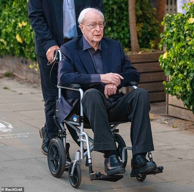 Michael Caine made a rare sighting in this week when he went to lunch at the his favorite hot spot, River Cafe in Hammersmith, London