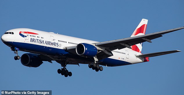 The British Airways flight en route to Cancun declared a full emergency after 'toxic fumes' filled the cabin of its Boeing 777-200 on Tuesday
