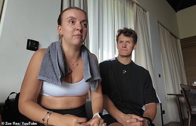 In a new YouTube video, Zoe told the camera: 'Since landing in Bali, something for us wasn't quite right'