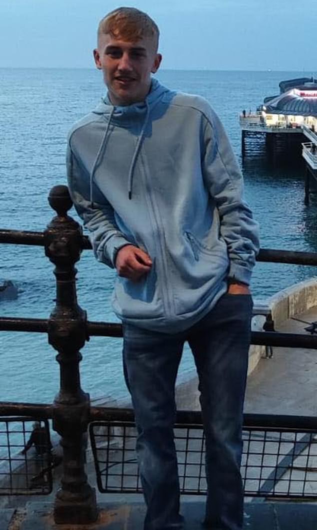 Noah Smedley, pictured, was allegedly attacked December 28 by Charles Hartle, who is said to have stabbed him in the heart with a knife