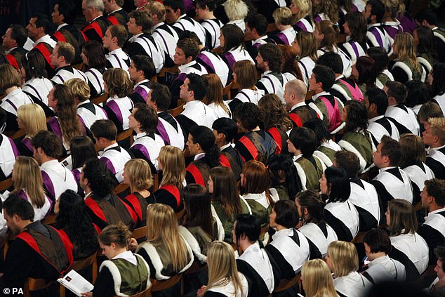 According to the first data of its kind released to Parliament, a total of 639,000 people with an honours degree or similar level qualification are claiming Universal Credit (file photo)