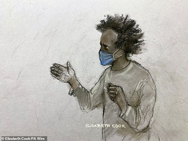 Rudakubana, who was 17 at the time of his rampage, was given a life sentence, with a minimum term of 52 years - one of the highest minimum terms on record (he is seen in a court sketch)