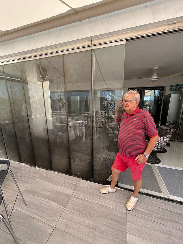 Rodney Mays, 78, is homeless after the blaze ripped through his ¿300,000 apartment in Orihuela Costa