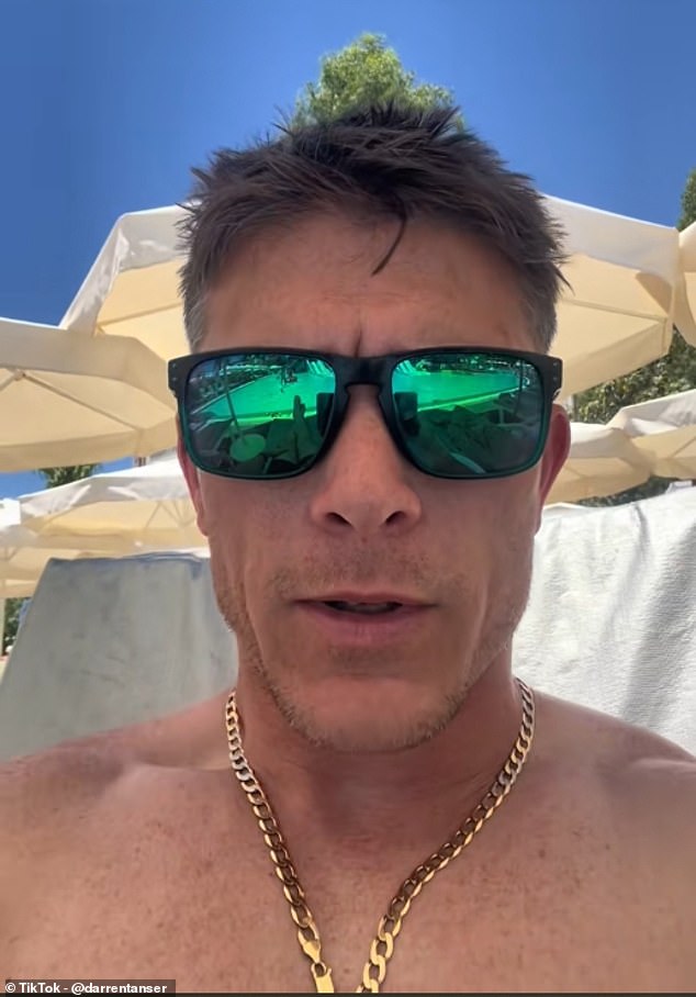 Darren Tanser (pictured) shared his nightmare experience on TikTok , @darrentanser, after he paid £6,000 for trip to Turkey