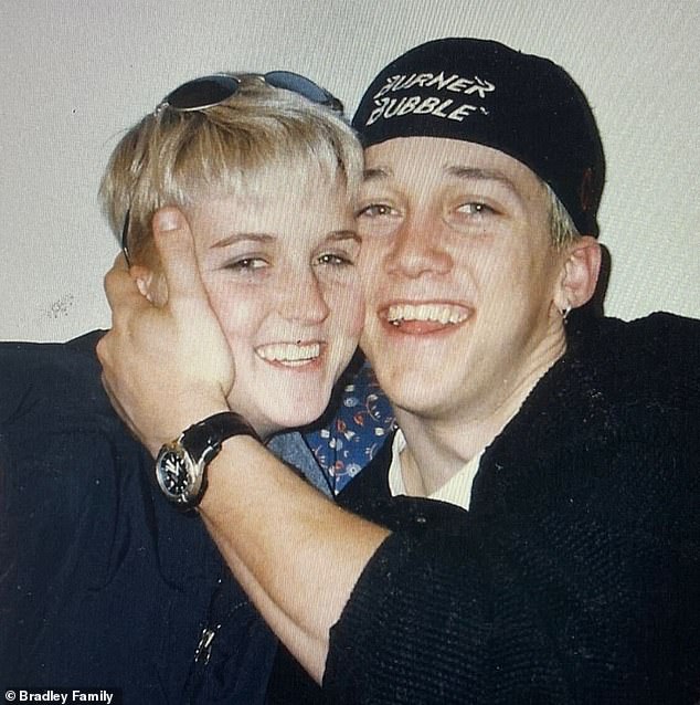 Amy Bradley, left, and her brother, Brad, right, weren't even supposed to be on the all-expenses paid trip their father won from his parents' insurance company employer - but their mother obtained special permission to bring her children