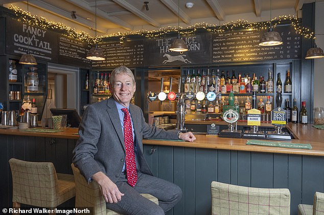 Richard Harpin in his pub the Alice Hawthorn, which is in the Michelin Guide 2025 as one of Yorkshire’s best pubs