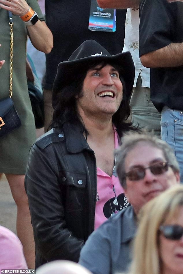 Noel Fielding, 52, made a rare public appearance on Saturday with his partner Lliana Bird as they attended BST Hyde Park together