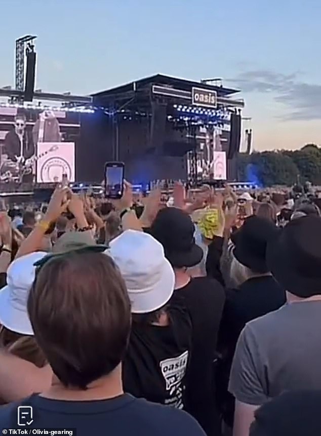 He added: 'Nobody's got fans like this. No one. Nobody,' as the crowd erupted into cheers