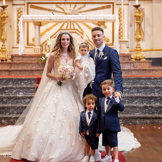Diogo Jota tragically died just days after marrying childhood sweetheart Rute Cardoso - who he shares three young children with - Denis, Duarte, and a daughter born in 2024, whose name has not been revealed