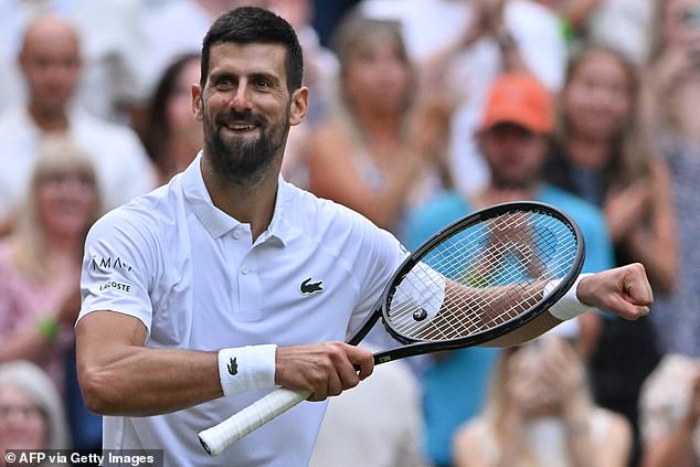Novak Djokovic claimed his 100th Wimbledon victory with a dominant 6-3, 6-0, 6-4 win