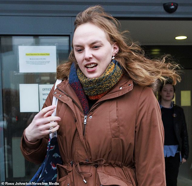 Mrs Peggie challenged the presence of transgender medic Dr Beth Upton (pictured) in the women-only changing rooms at the hospital