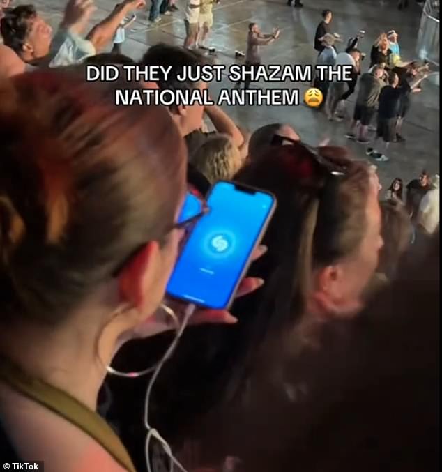 But when Richard Ashcroft, 53, opened for the once warring brother's and sang his iconic hit 1997 Bitter Sweet Symphony, one woman in the crowd appeared have never heard of it