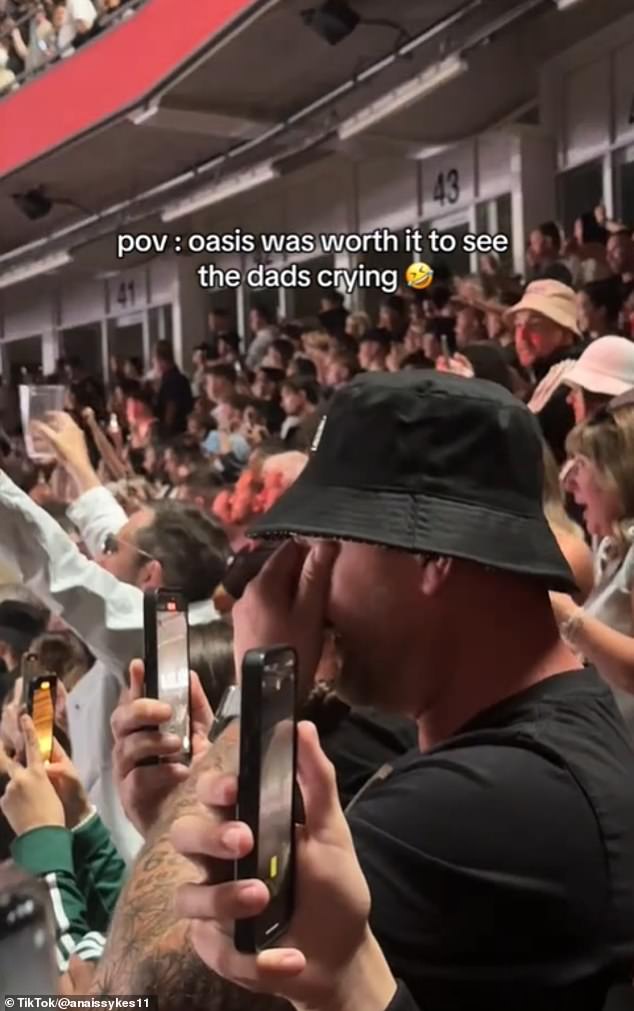 Emotional Oasis fans could not hold back their tears as they finally witnessed Noel and Liam Gallagher reunite on stage for the first time in 16 years
