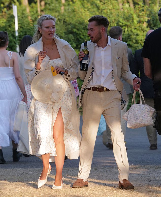 Henley Regatta revellers last night looked worse for wear as they swigged wine and beers as they partied on boats along the Thames