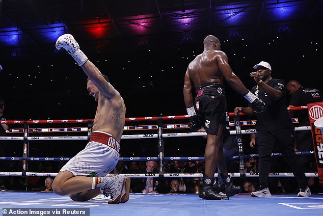 Oleksandr Usyk (left) beat Daniel Dubois in their rematch at Wembley Stadium on Saturday
