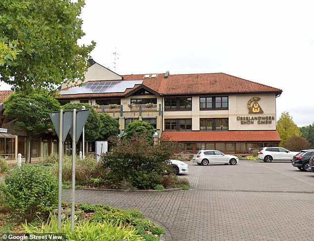 Police and paramedics descended on the premises of utility company Ueberlandwerk Rhoen, located on Sondheimer Street in the Bavarian town of Mellrichstadt