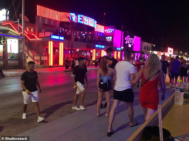 A lewd video appearing to show the contest on the renowned Greek party island has circulated online