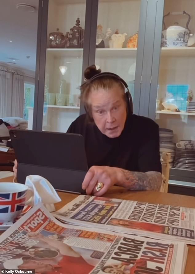 Ozzy Osbourne was seen spending time with his family in a sweet final video shared just two days before his death aged 76