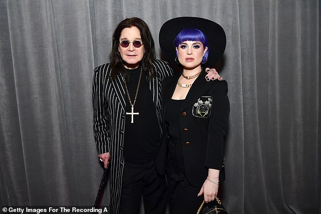 Ozzy has made known Kelly is his 'favourite child' in the past, previously telling Rolling Stone 'we’re like two peas in a pod' as he gushed over their bond (pictured in 2020 together)