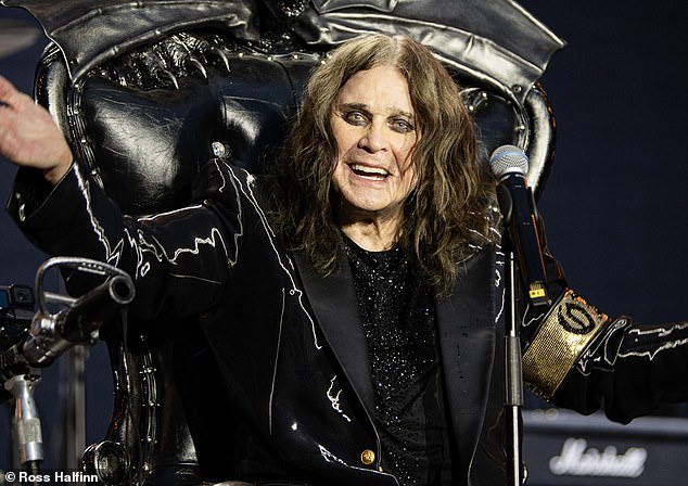 Ozzy Osbourne, who is seen here earlier this month, made chilling comments about death during an interview with Rolling Stone in 2023