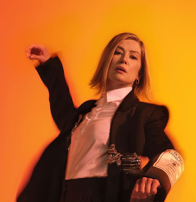 Rosamund Pike (pictured) is sensational as a High Court judge in a new play Inter Alia at the Lyttelton, National Theatre, London
