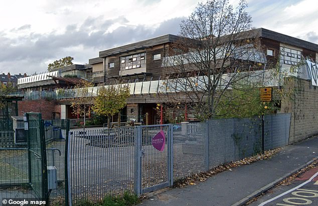 More than 100 people have signed a petition to reinstate meat offerings at Sharow School (above) in Sheffield, South Yorkshire, which advertises itself as vegetarian