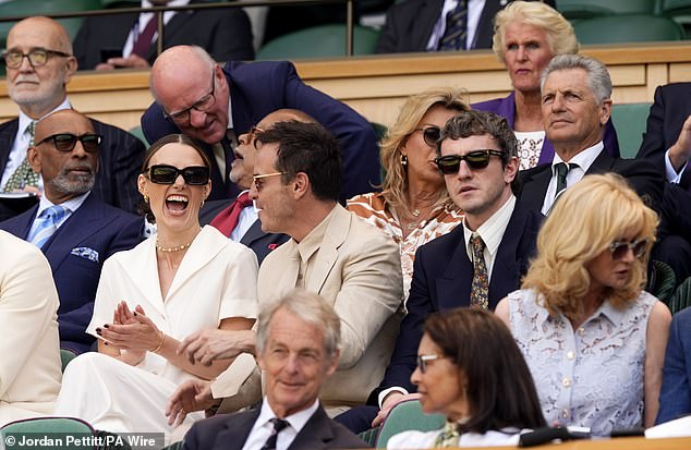 Paul Mescal and Andrew Scott brought the fun and laughter to the Royal Box on Sunday at the Wimbledon Championships
