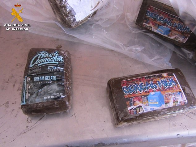 The packages were branded with names including 'Dream Gelato' and 'Serial Milk', suggesting the drugs were prepped and packaged for illegal distribution