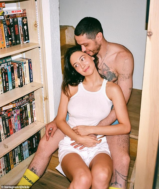 Pete Davidson and girlfriend Elsie Hewitt are expecting their first child together - just months after debuting their romance