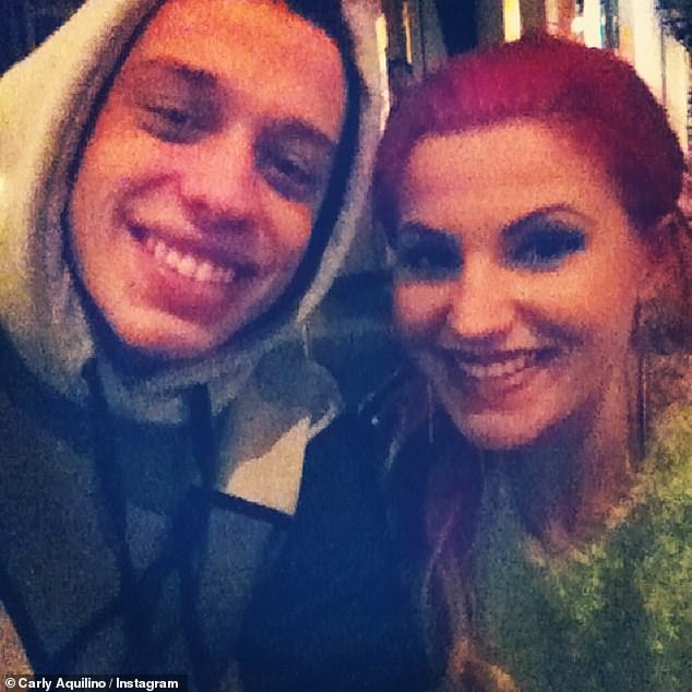 First love: Prior to his rise to fame on Saturday Night Live, Pete dated Carly when they starred together on MTV's Guy Code and Girl Code