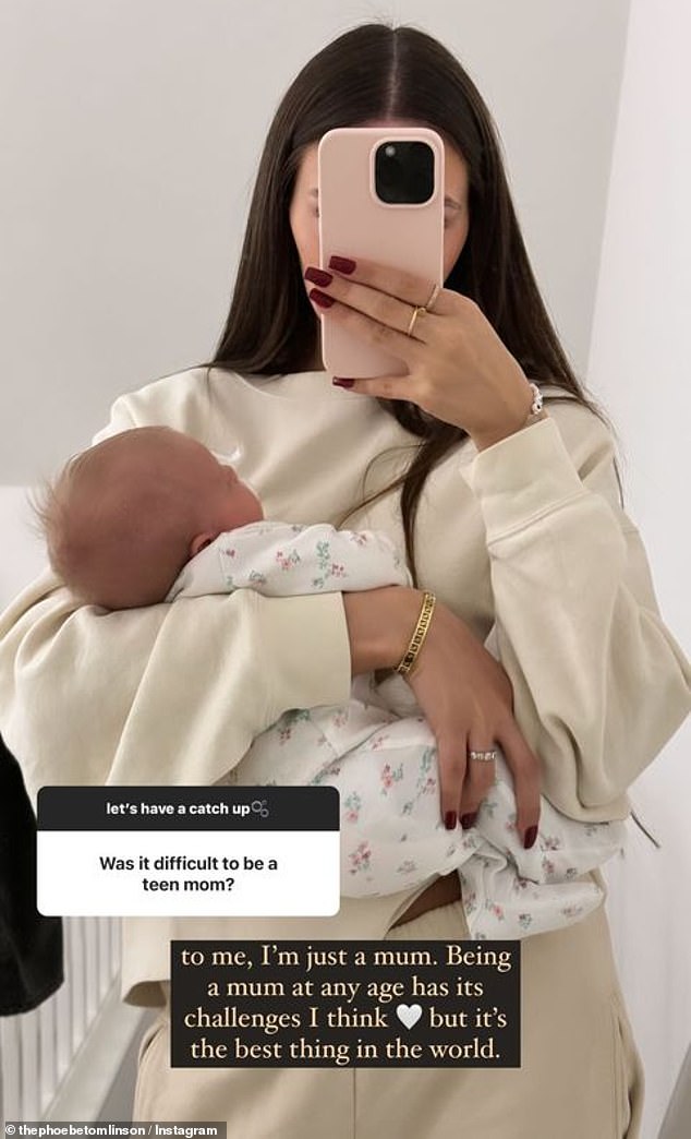 The beauty welcomed a baby girl called Olive Johannah Varley with her footballer boyfriend Jack Varley, 26, on January 3 last year