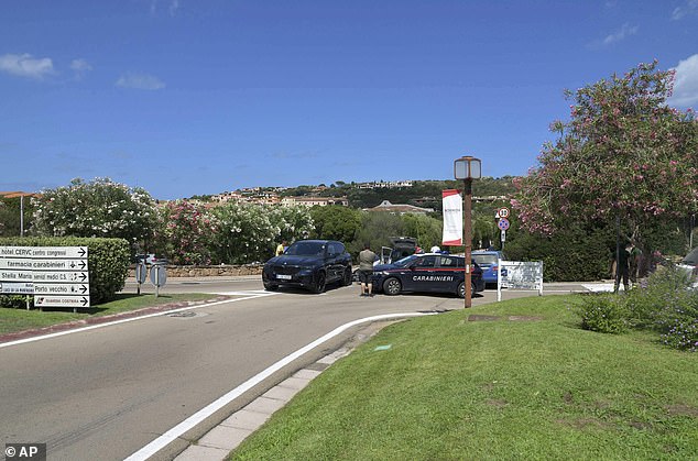 Ms Spohr had been on holiday at her family's vacation home in the seaside resort but returned to Munich following the incident - even as prosecutor Milena Aucone was registering her as a suspect. Pictured: The crash scene