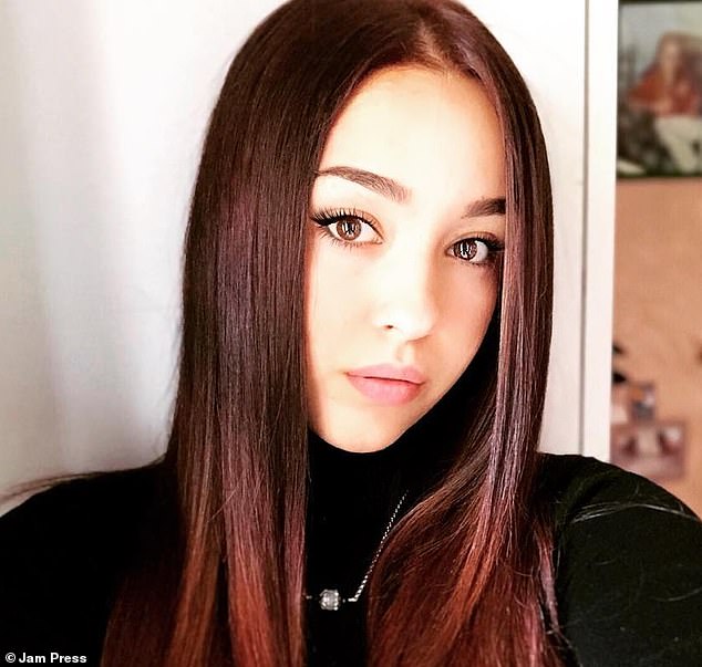 Gaia Costa (pictured), 24, was killed after being struck by an SUV in the Italian commune of Porto Cervo on Tuesday