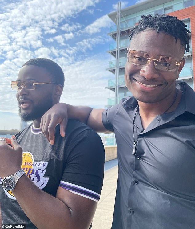 The friends from Ipswich, named as Mo (right), 27, and King (left), 29, travelled to the resort town of Albufeira earlier this week