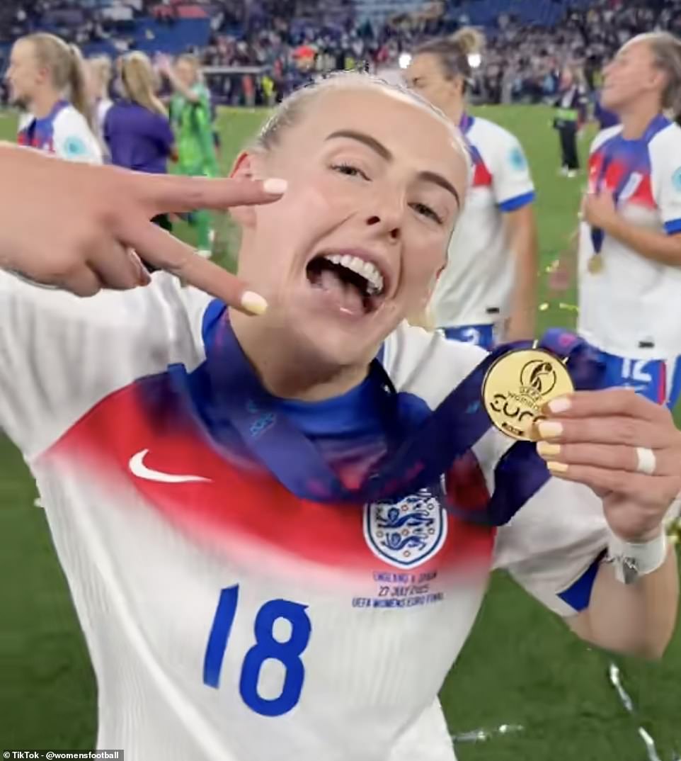 England star Chloe Kelly has now scored the winner in two consecutive Women's Euros finals