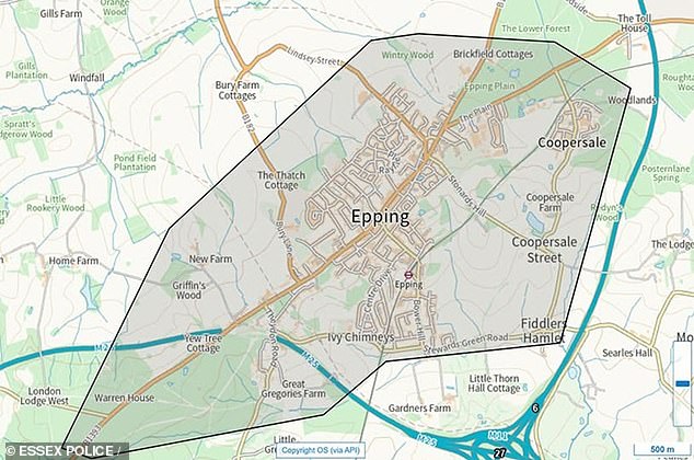Police have issued a dispersal order in Epping following the demonstrations outside The Bell hotel this month. The order, which is in place from 2pm today until 8am tomorrow, covers an area including the town centre and transport hubs such as the Underground station