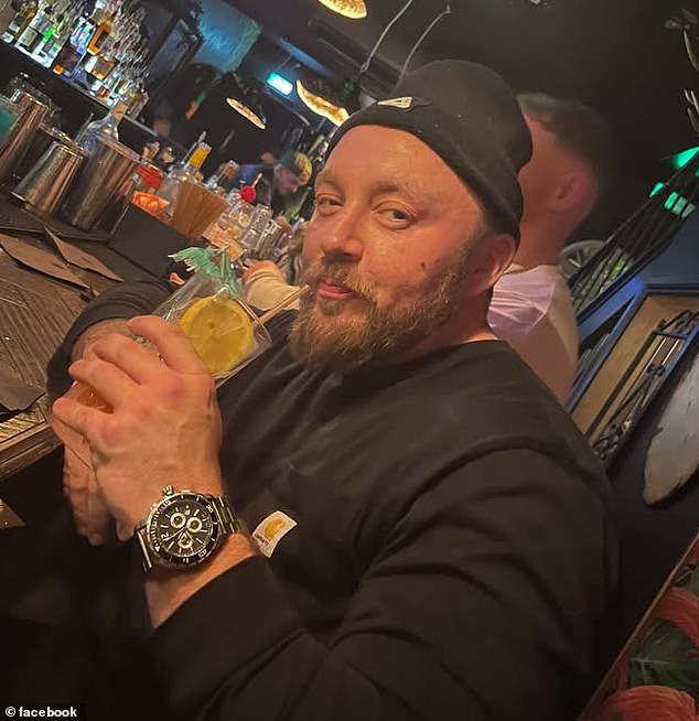 Bradley Trott, 32, (pictured) travelled from town to town taking items like meat and cheese to fund his drug habit during a spree in January this year