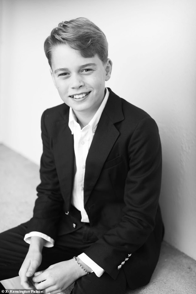 Last year Kensington Palace shared a stunning black and white photo in 2024 to mark George's 11th birthday