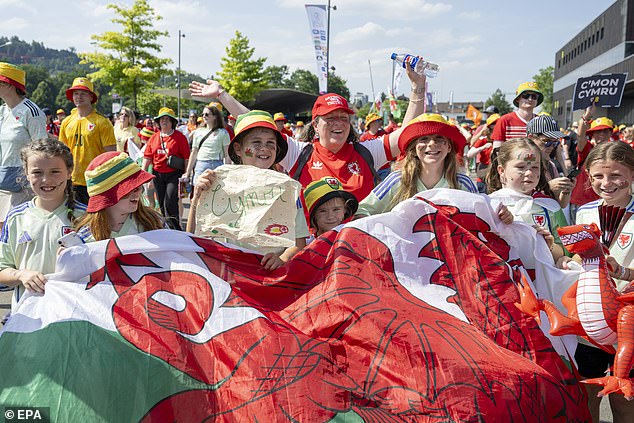 Thousands of fans have flown out to the tournament in Switzerland to rally around the team as they face their first opponents - 2017 champions the Netherlands