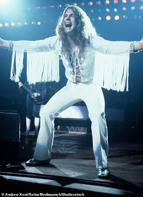 Osbourne performing with Black Sabbath in 1978