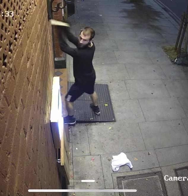 An alleged burglar broke into Stanley's of Streatham for the third time in a week to steal booze from behind the bar