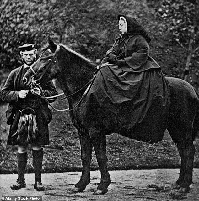Queen Victoria and John Brown (pictured at Balmoral in 1863) were lovers, according to Channel 4 , which says it has uncovered 'extraordinary' new evidence of the monarch's secret affair