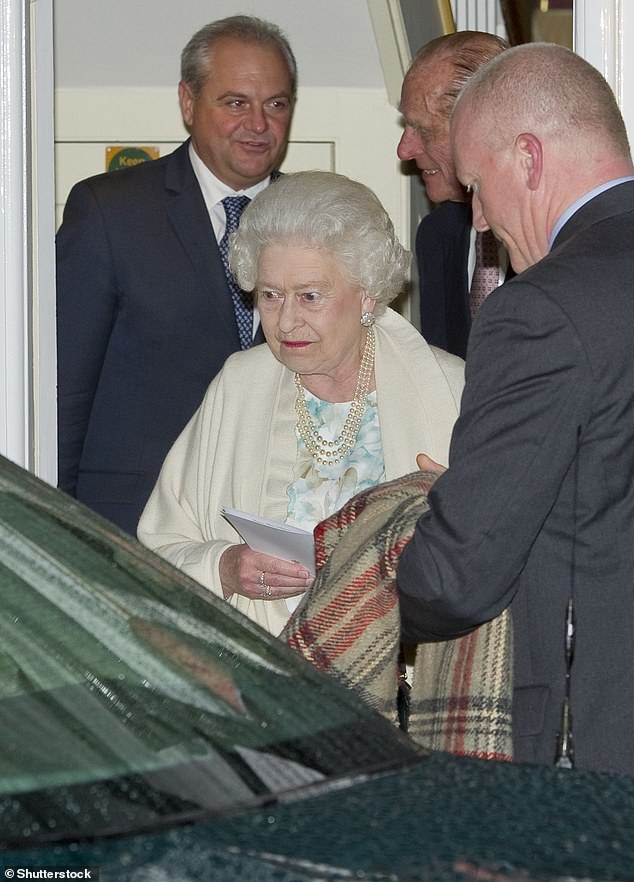 The Queen at The Waterside Inn in Bray, Berkshire for her 90th birthday in 2011. She also celebrated there for her 70th birthday in 1996