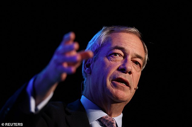 Nigel Farage said: 'Every dinghy should be stopped by the French as any private person would be'