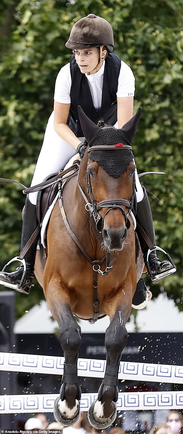 Pictured: Athina competing during the Longines Paris Eiffel Jumping show at Champ de Mars in Paris in 2022