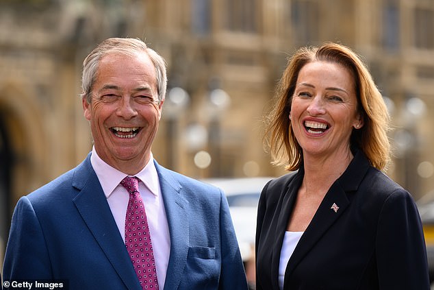 Reform leader Nigel Farage and MP Sarah Pochin have called for tougher police officers on the beat