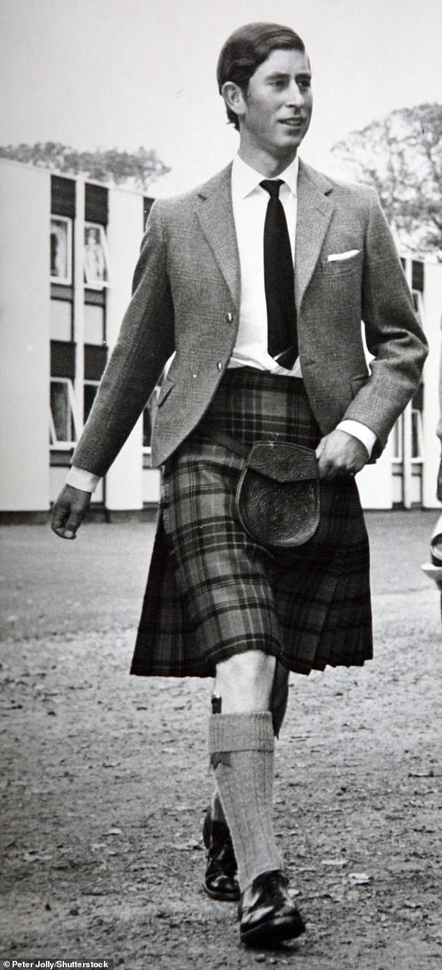 Prince Charles in his final year at Gordonstoun School