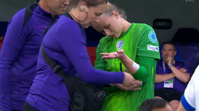 England's hero Hannah Hampton kept her penalty shootout 'cheat sheet' taped to her arm