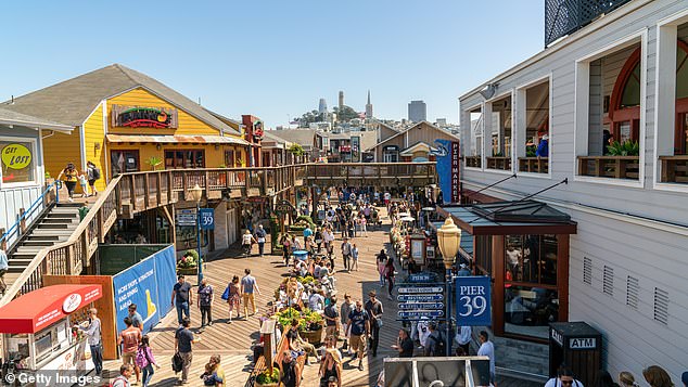 Fisherman's Wharf (pictured), located in San Francisco and Wall Drug, in South Dakota scored the worst in Nomad's analysis